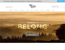 Tablet Screenshot of ourchurch.co.nz